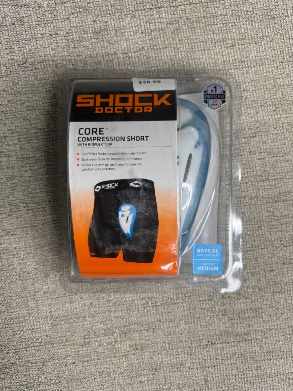 Shock Doctor Core Compression Short with Bioflex Cup